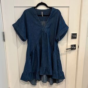 FP Movement by Free People Heathered Blue Top